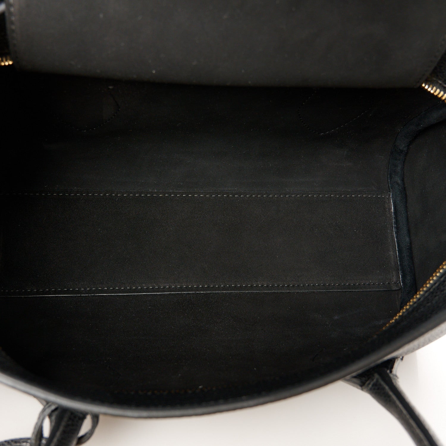 Salvatore Ferragamo Hammered Calfskin Small Firenze East West Tote Bag Black 5 of 13
