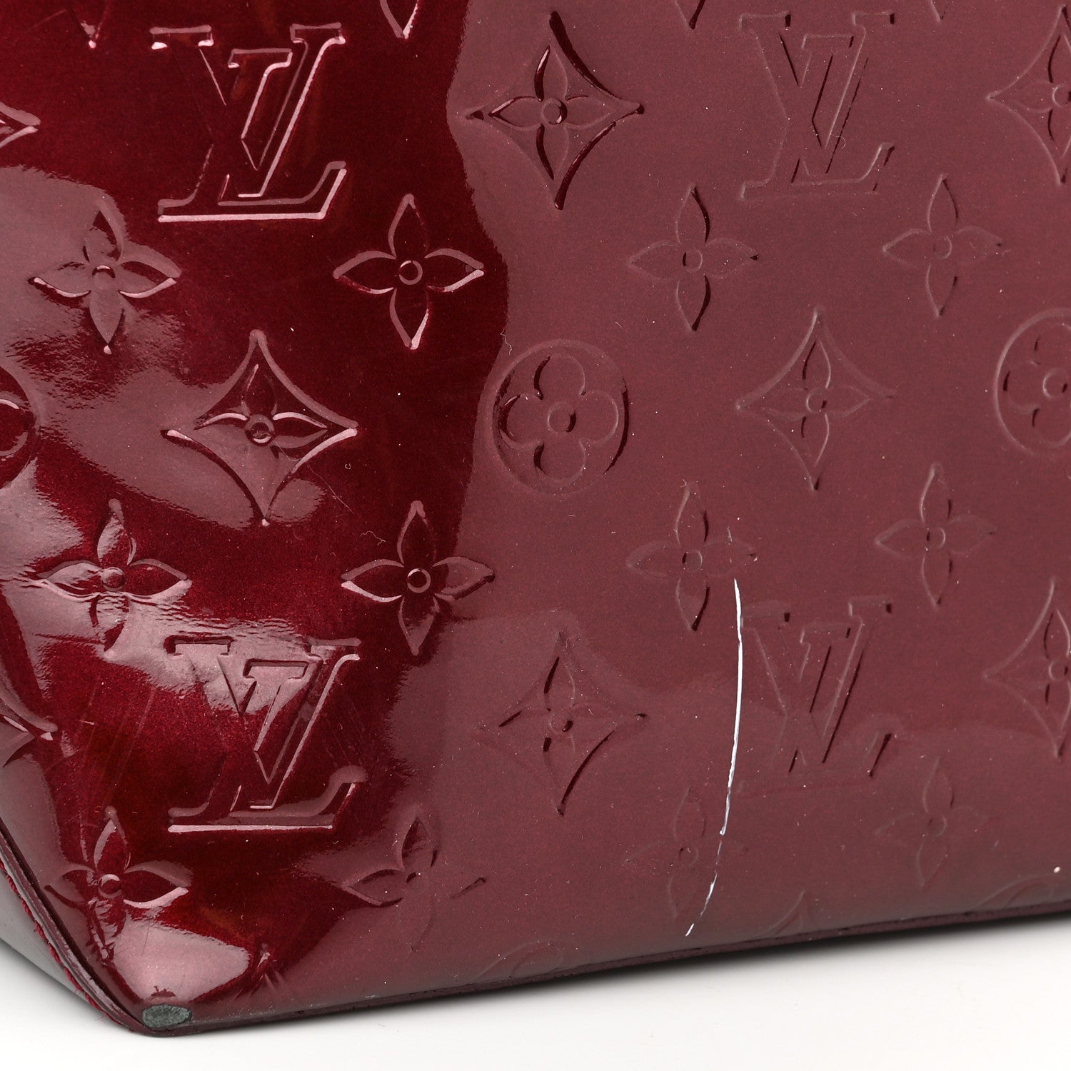 Louis Vuitton Vernis Wilshire MM Rouge Fauviste 7 of 11