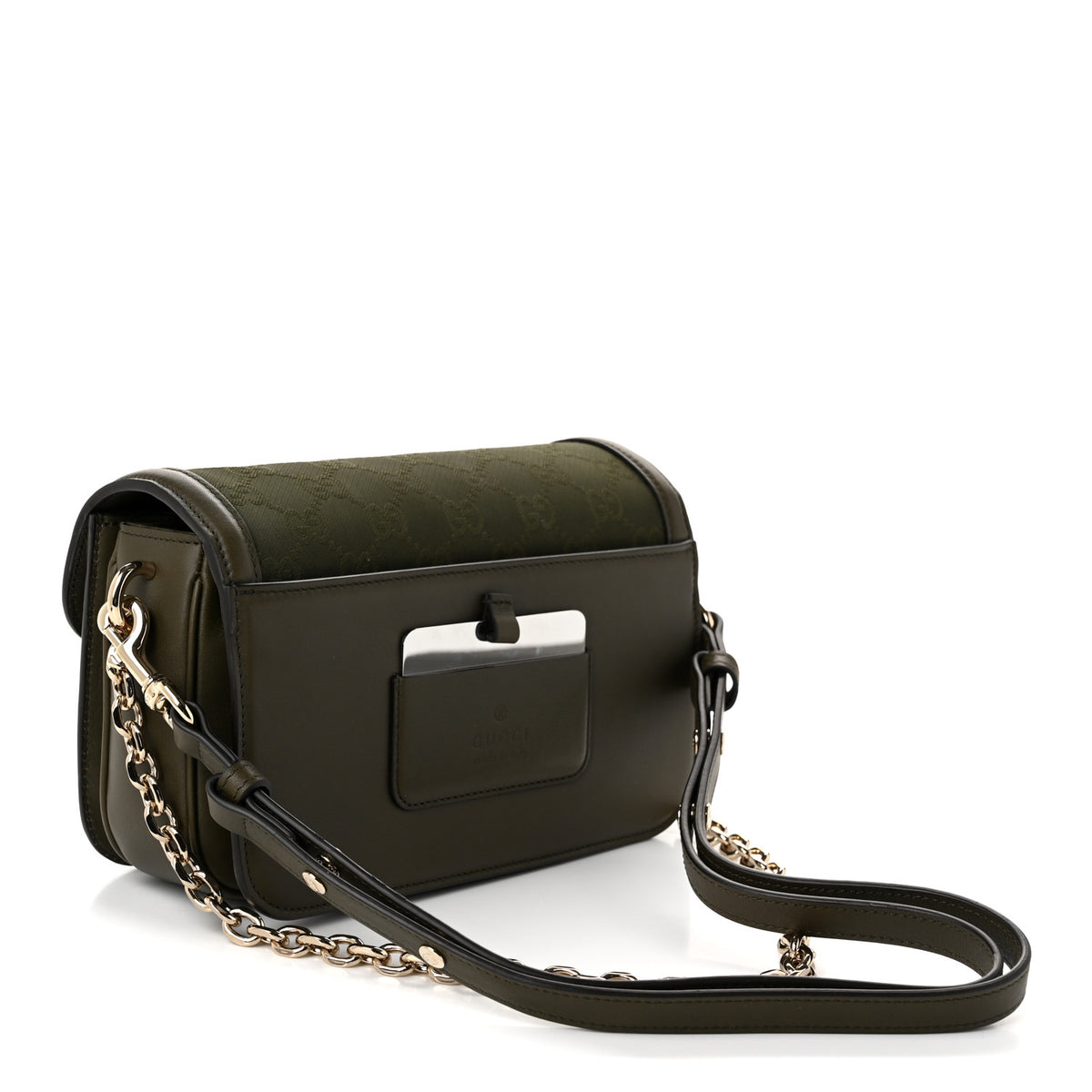 Gucci Monogram Small Gucci Go Shoulder Bag Luscious Green 4 of 11