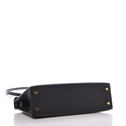 Hermes Epsom Mini Kelly Sellier 20 Black 5 of 34