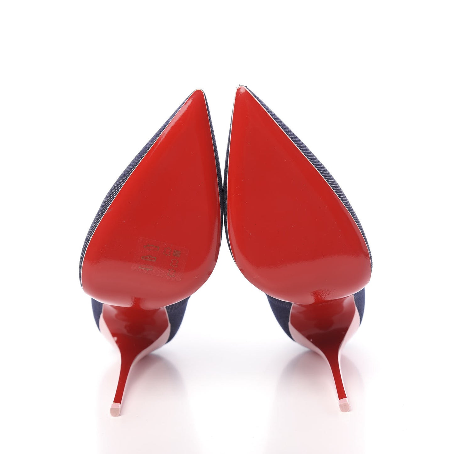 Denim Patent So Kate 120 Pumps 38.5 Blue Pompadour