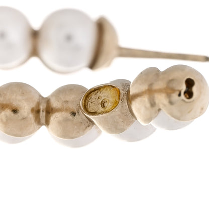 Chanel Crystal Pearl CC No 5 Hoop Earring Gold 4 of 5