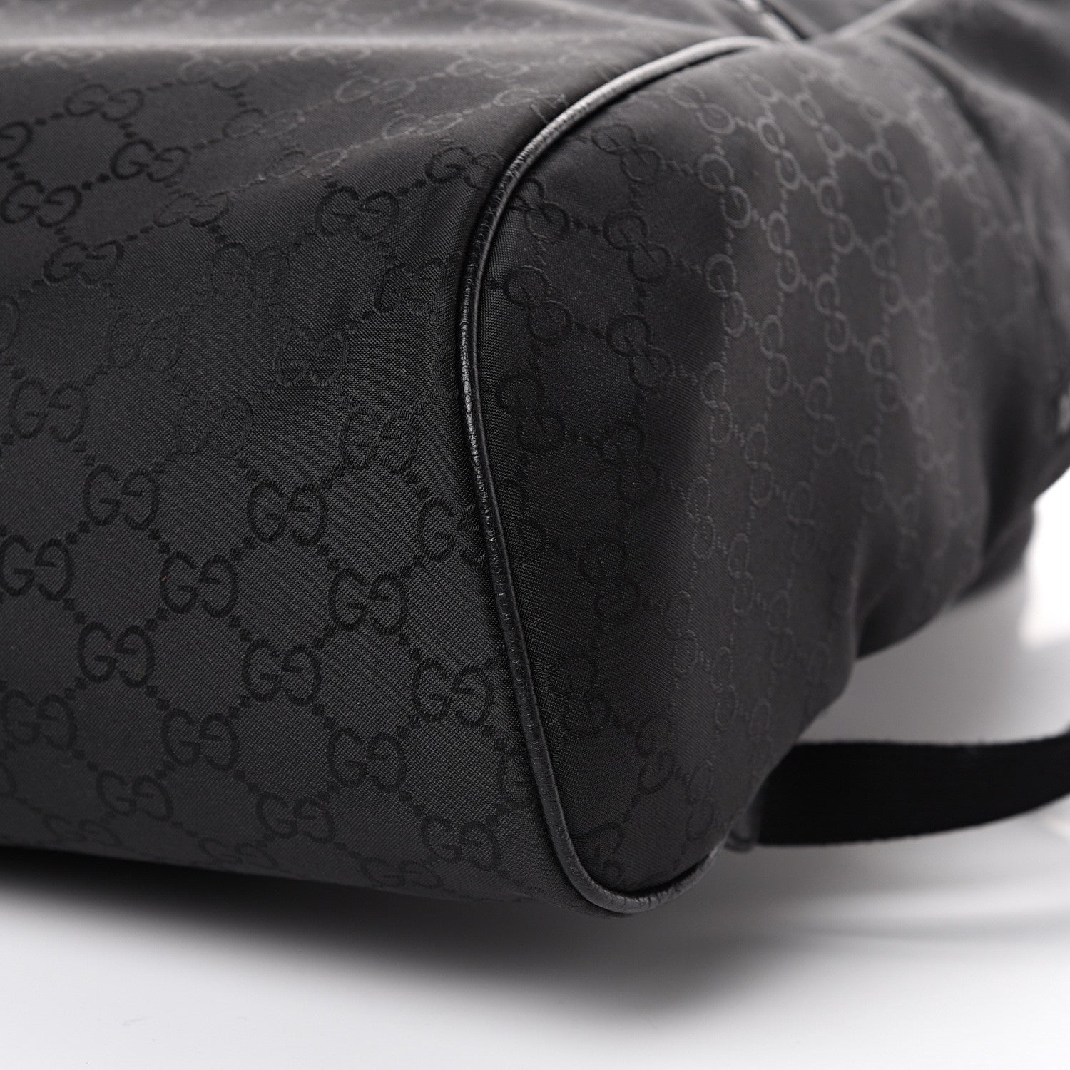 Gucci Nylon Monogram Slim Backpack Black 9 of 9
