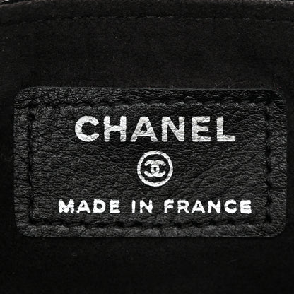 Chanel Patent Quilted Mini Phone Holder Clutch Black 7 of 9