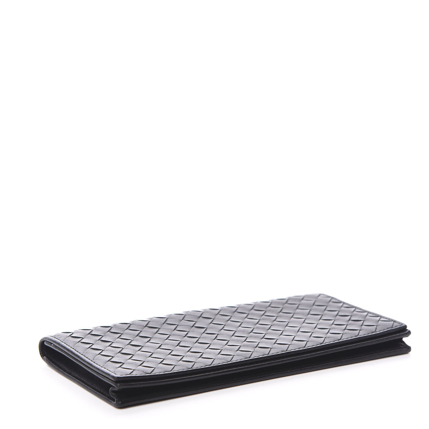 Bottega Veneta Nappa Intrecciato Flap Wallet Black 4 of 8
