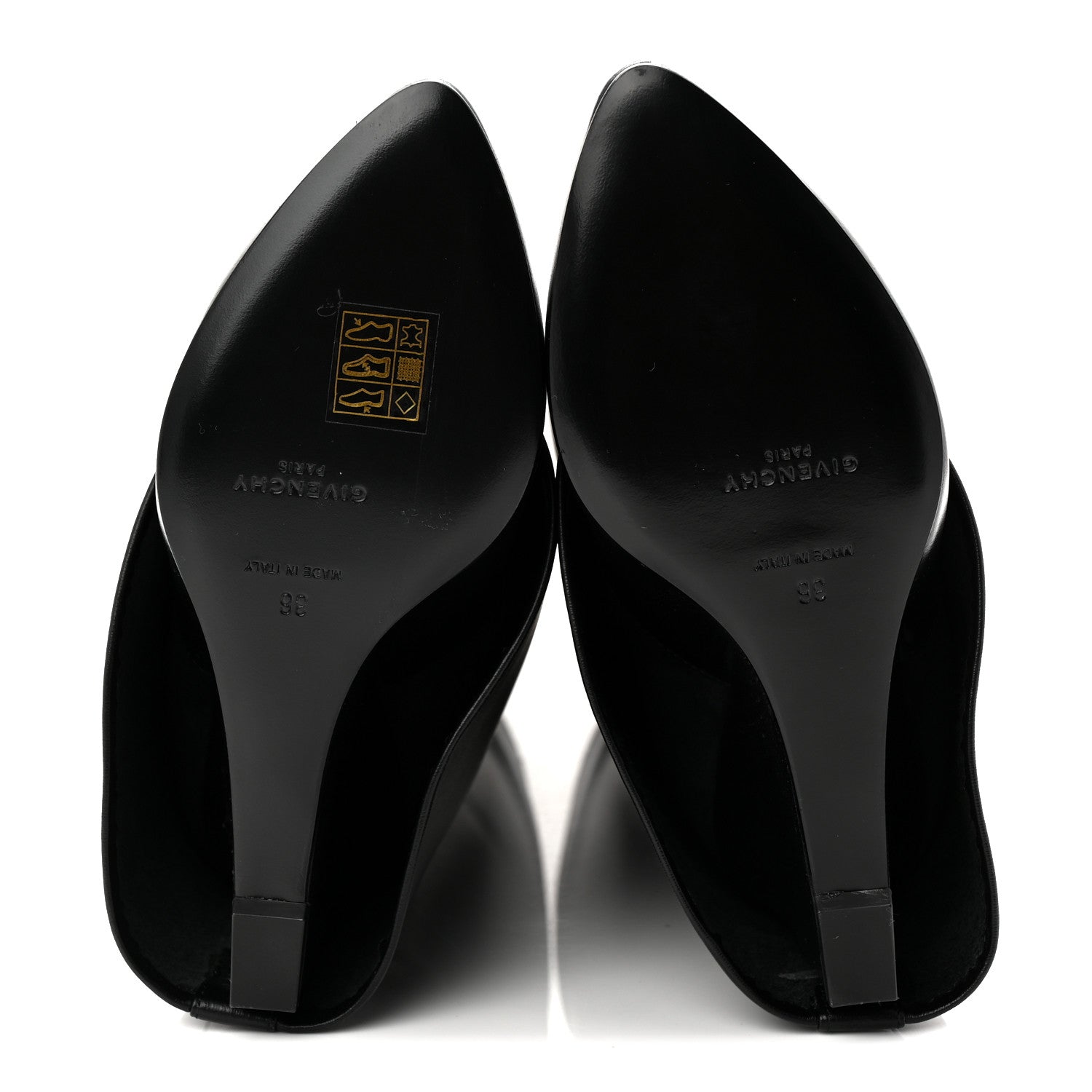 Givenchy Calfskin Shark Lock Pant Boots 36 Black 6 of 10