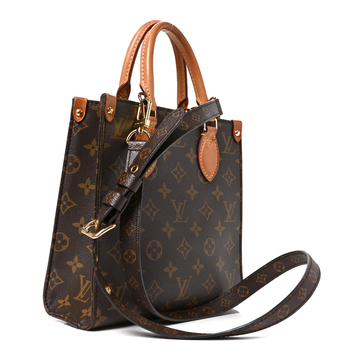 Louis Vuitton Monogram Sac Plat BB 3 of 9