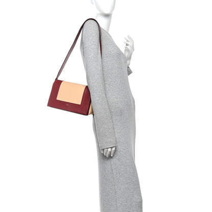 Celine Shiny Smooth Calfskin Medium Frame Shoulder Bag Ruby Nude 2 of 13