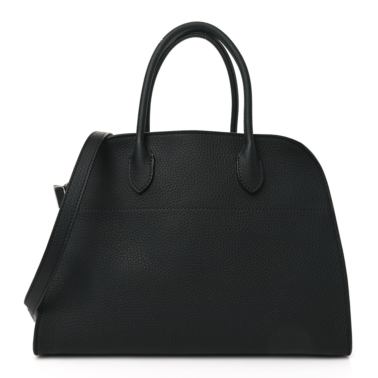 The Row Matte Grained Calfskin Soft Margaux 12 Black 1 of 9
