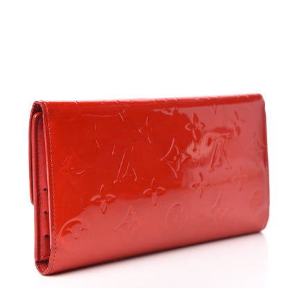 Louis Vuitton Vernis Porte Tresor International Wallet Rouge 3 of 12