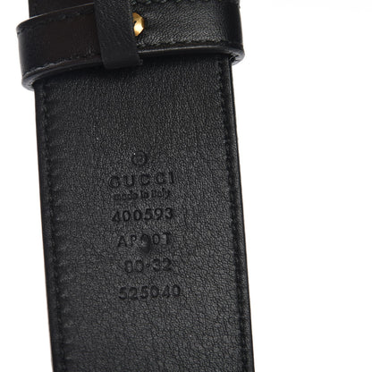 Gucci Calfskin Double G 40mm Belt 80 32 Black 4 of 5