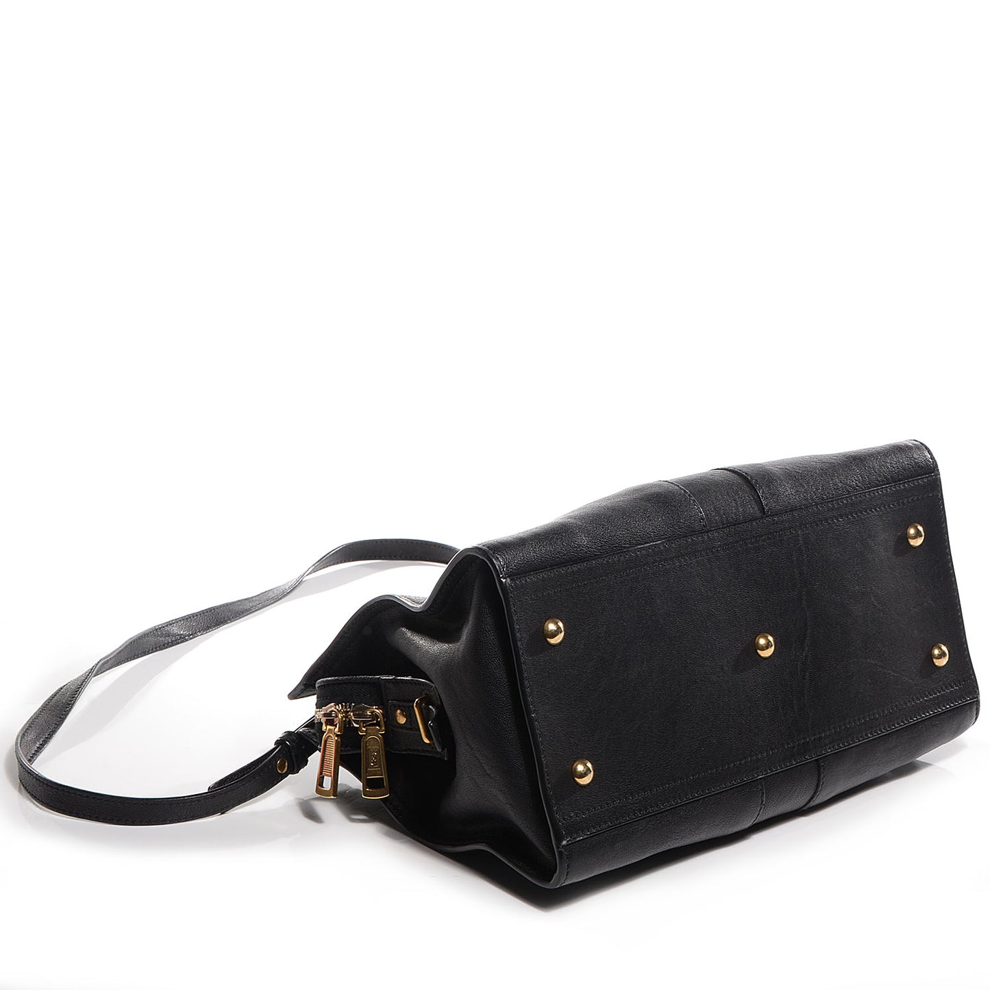 Sheepskin Leather Mini Cabas ChYc Black
