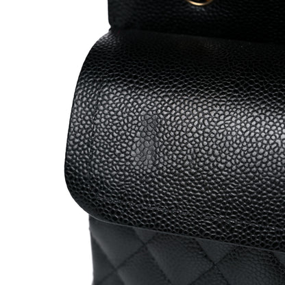 Chanel Caviar Quilted Medium Double Flap Black 17 of 18