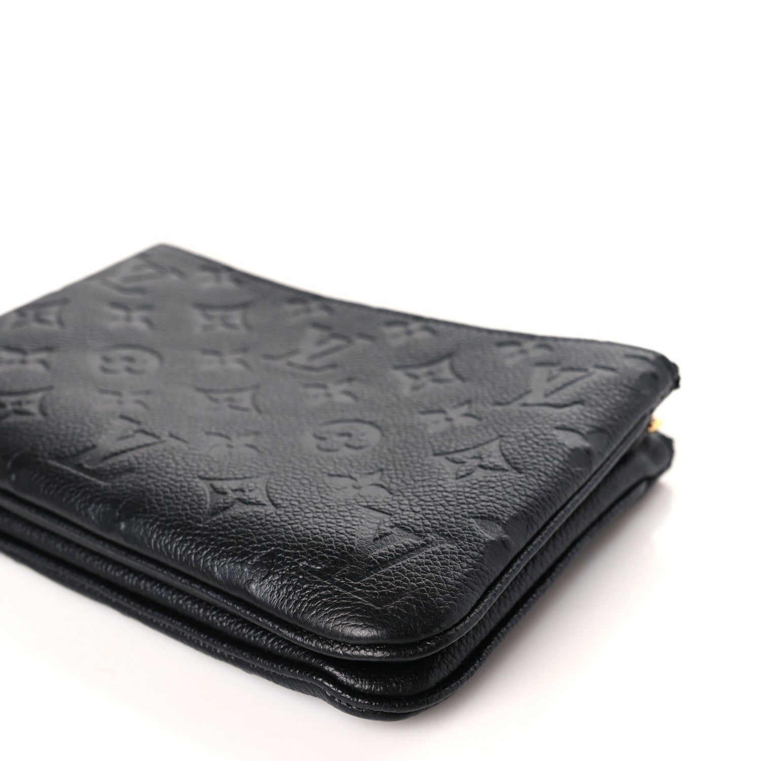 Louis Vuitton Empreinte Double Zip Pochette Black 9 of 9