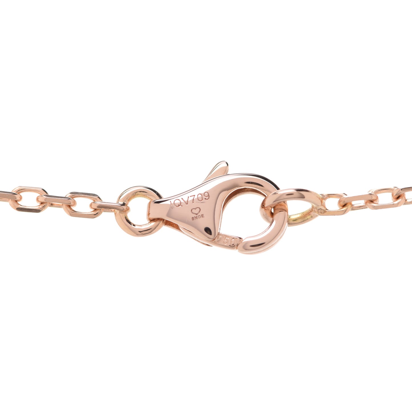 18K Pink White Yellow Gold Diamond Trinity Pendant Necklace