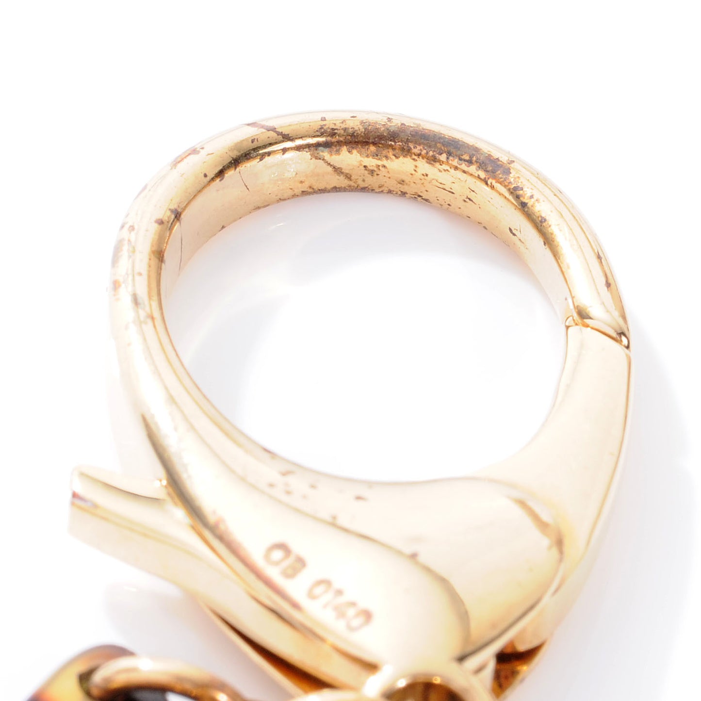 Insolence Bag Charm Ecaille