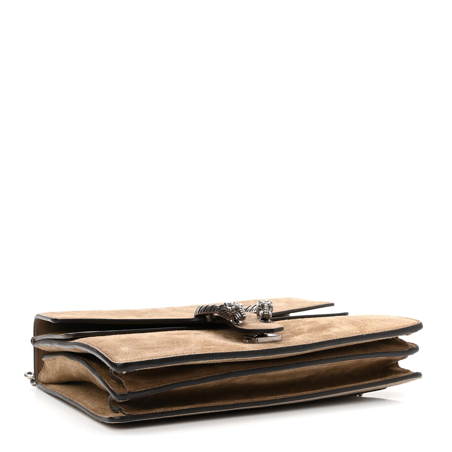Suede Medium Dionysus Shoulder Bag Taupe