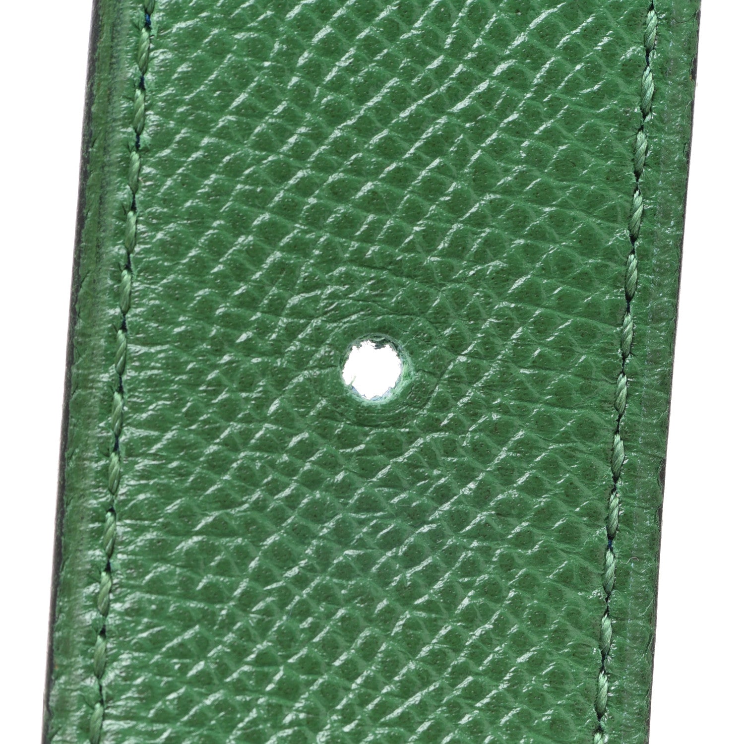 Hermes Courchevel 32mm Belt Strap 74 Vert Clair Bleu France 6 of 7