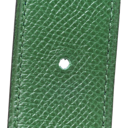 Hermes Courchevel 32mm Belt Strap 74 Vert Clair Bleu France 6 of 7