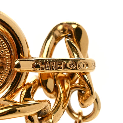 Chanel Metal Chain CC Medallion Belt Gold 4 of 4