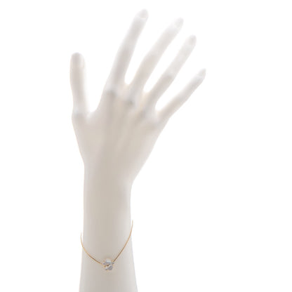 Cartier 18K Yellow Gold Diamond White Mother of Pearl Caresse D'Orchidees Par Cartier Bracelet 2 of 5