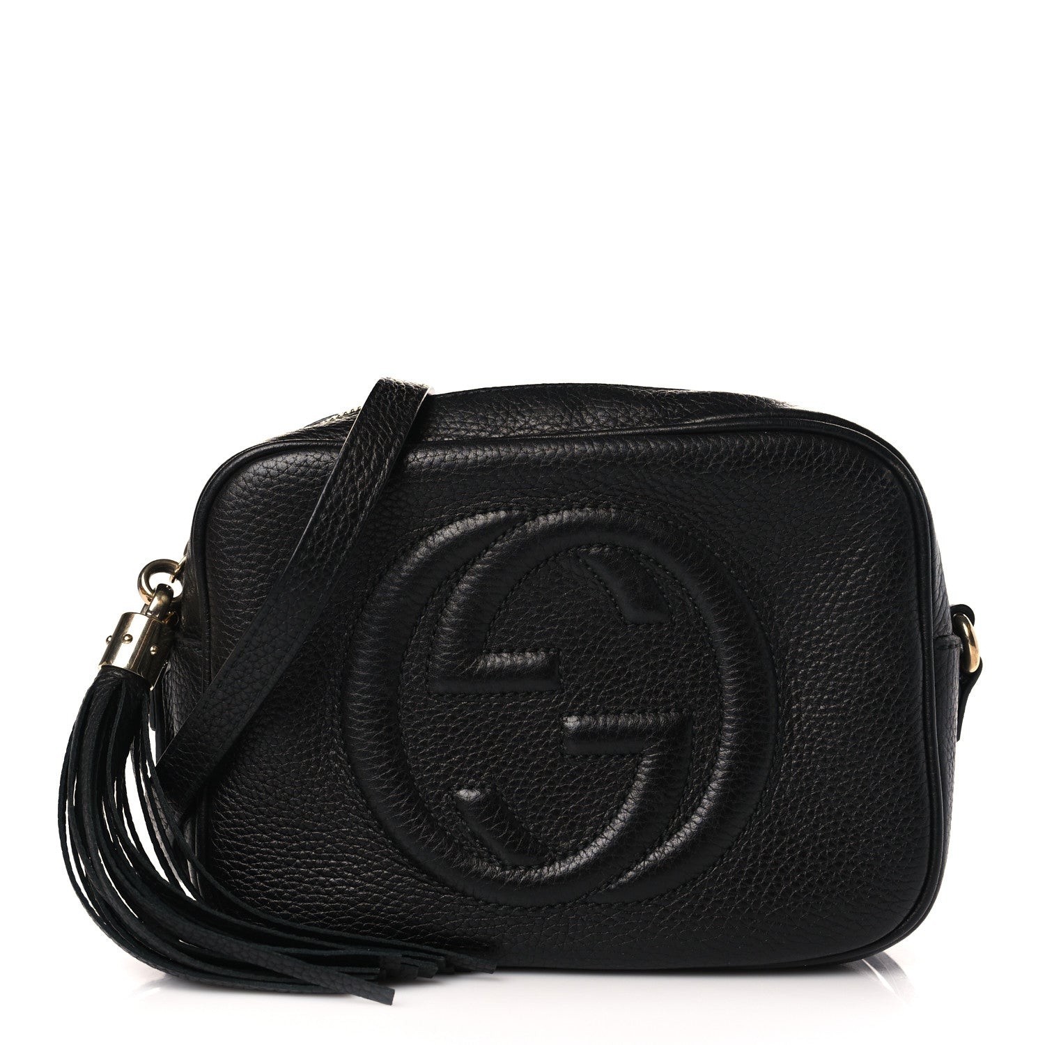 Gucci Pebbled Calfskin Small Soho Disco Bag Black 1 of 9