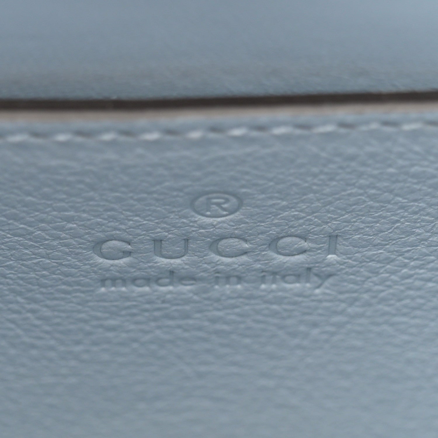Gucci Snakeskin Mini Diana Tote Bag Blue 6 of 11