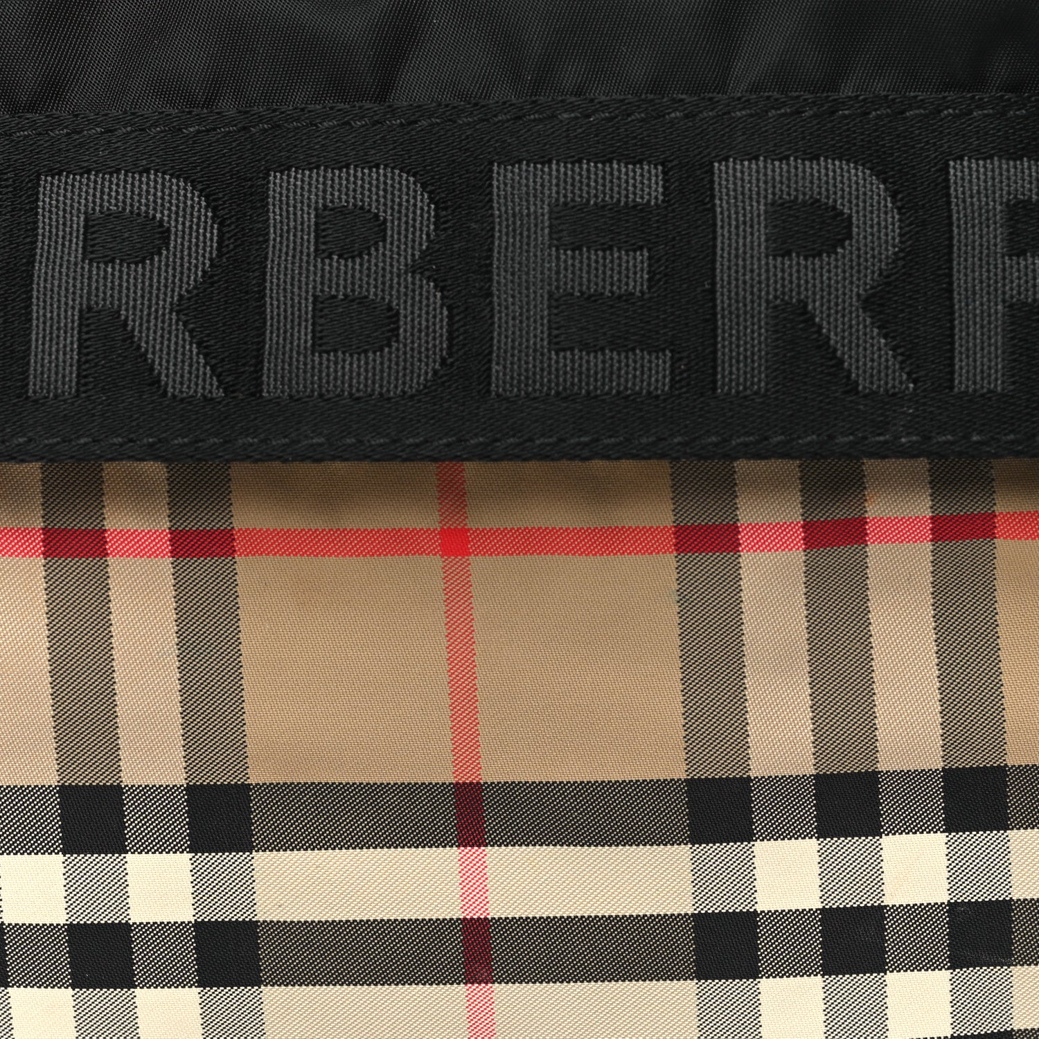 Burberry Nylon Vintage Check Sonny Bum Bag Archive Beige Black 7 of 9