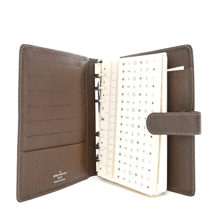 Louis Vuitton Taiga Medium Ring Agenda Cover Acajou 5 of 8