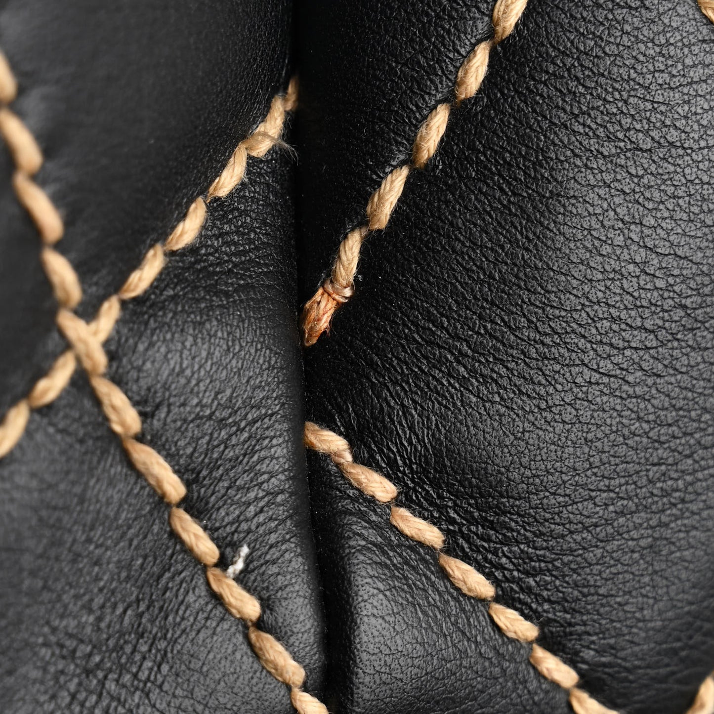 Calfskin Wild Stitch Surpique Jumbo Kelly Flap Bag Black