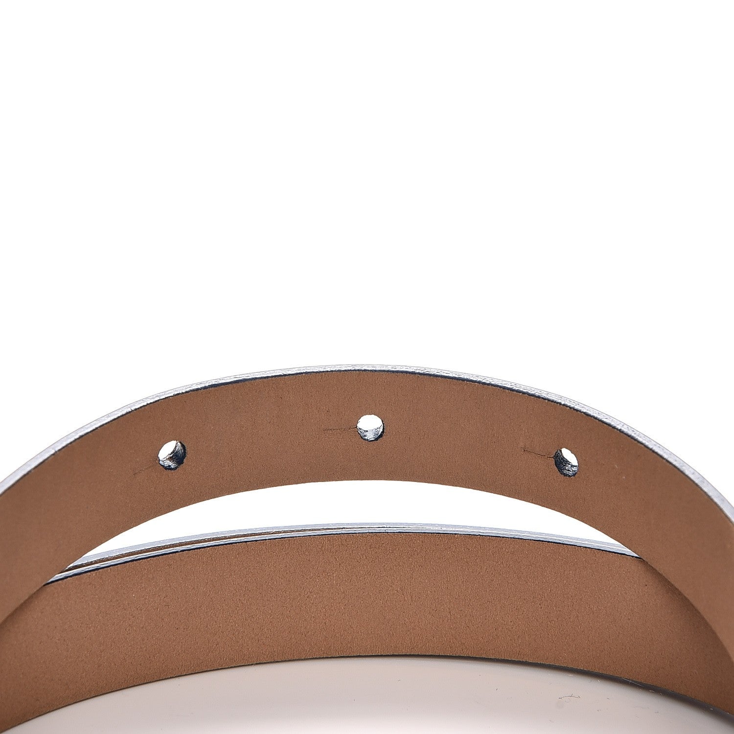 Chanel Patent CC Logo Skinny Belt 95 38 Blue 4 of 6