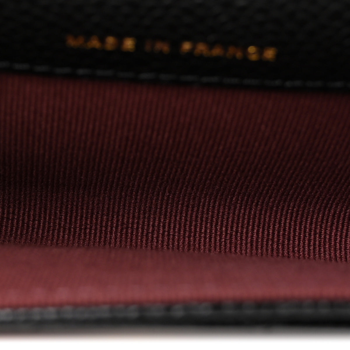 Caviar Quilted Flap Card Holder Wallet Black
