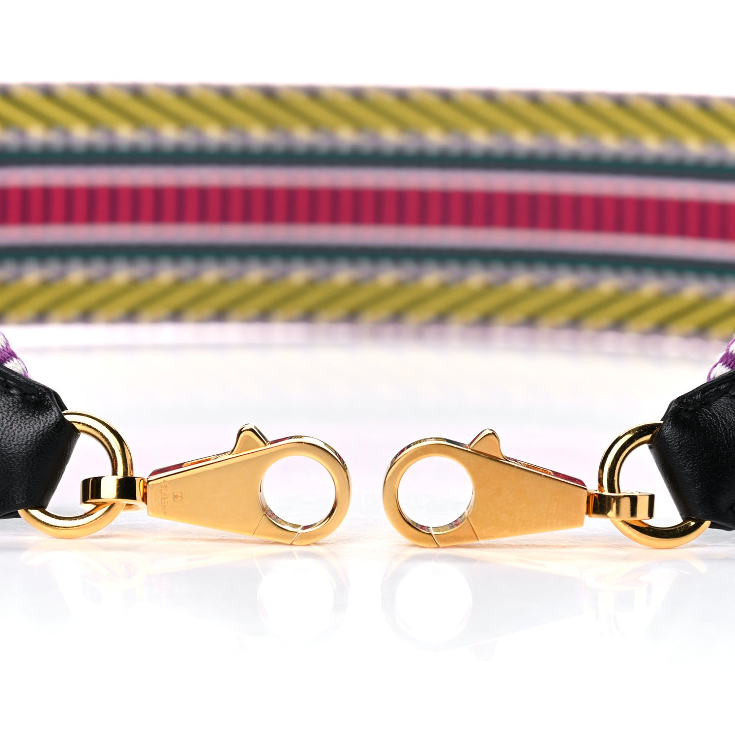 Toile Swift 50mm Sangle Cavale Shoulder Strap Multicolor Black