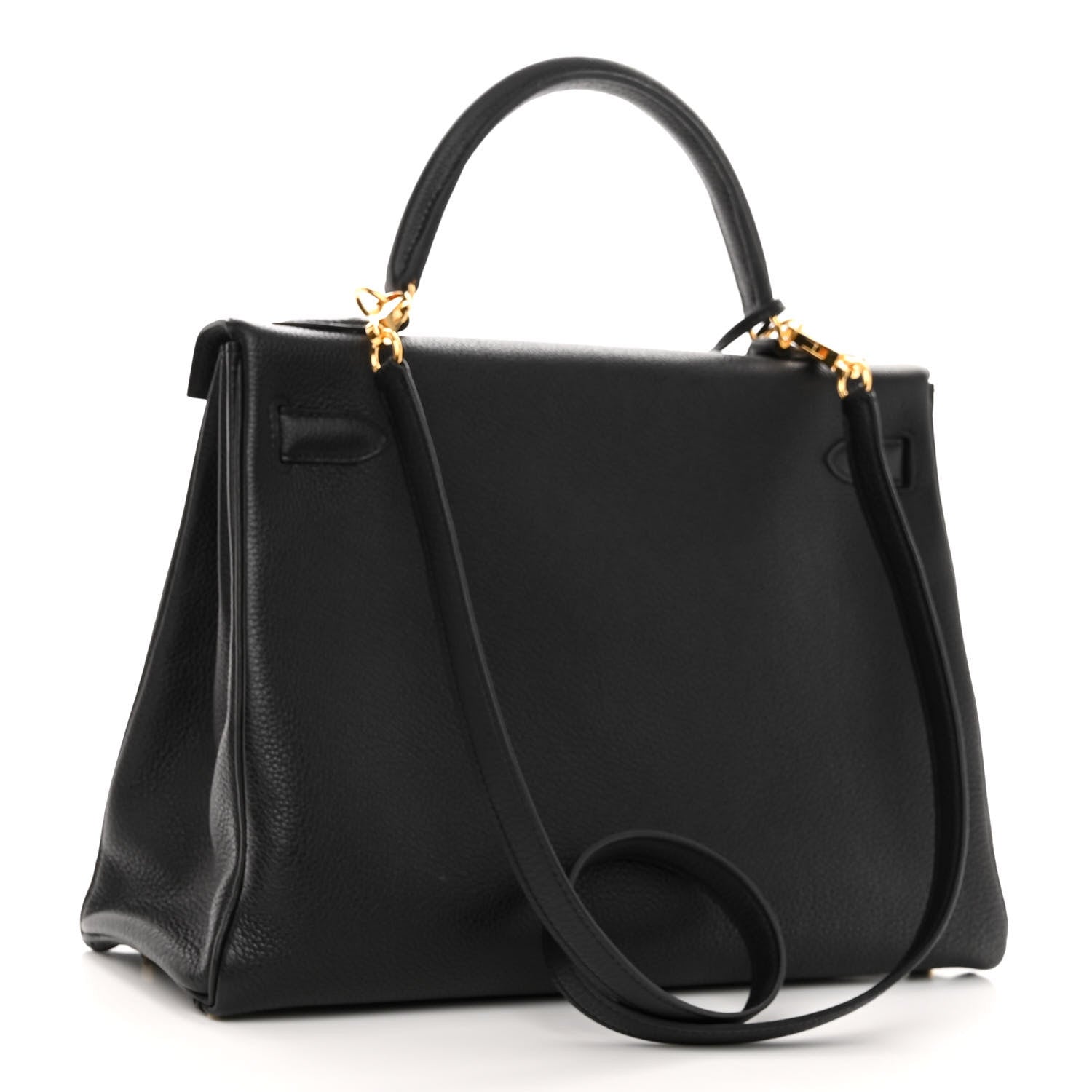 Hermes Togo Kelly Retourne 32 Black 3 of 10