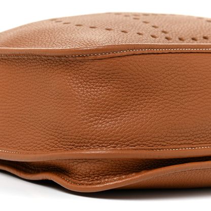 Hermes Taurillon Clemence Evelyne III GM Gold 7 of 10