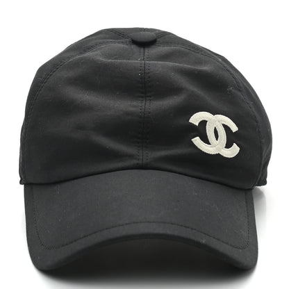 Chanel Cotton CC Cap Hat Black 3 of 8