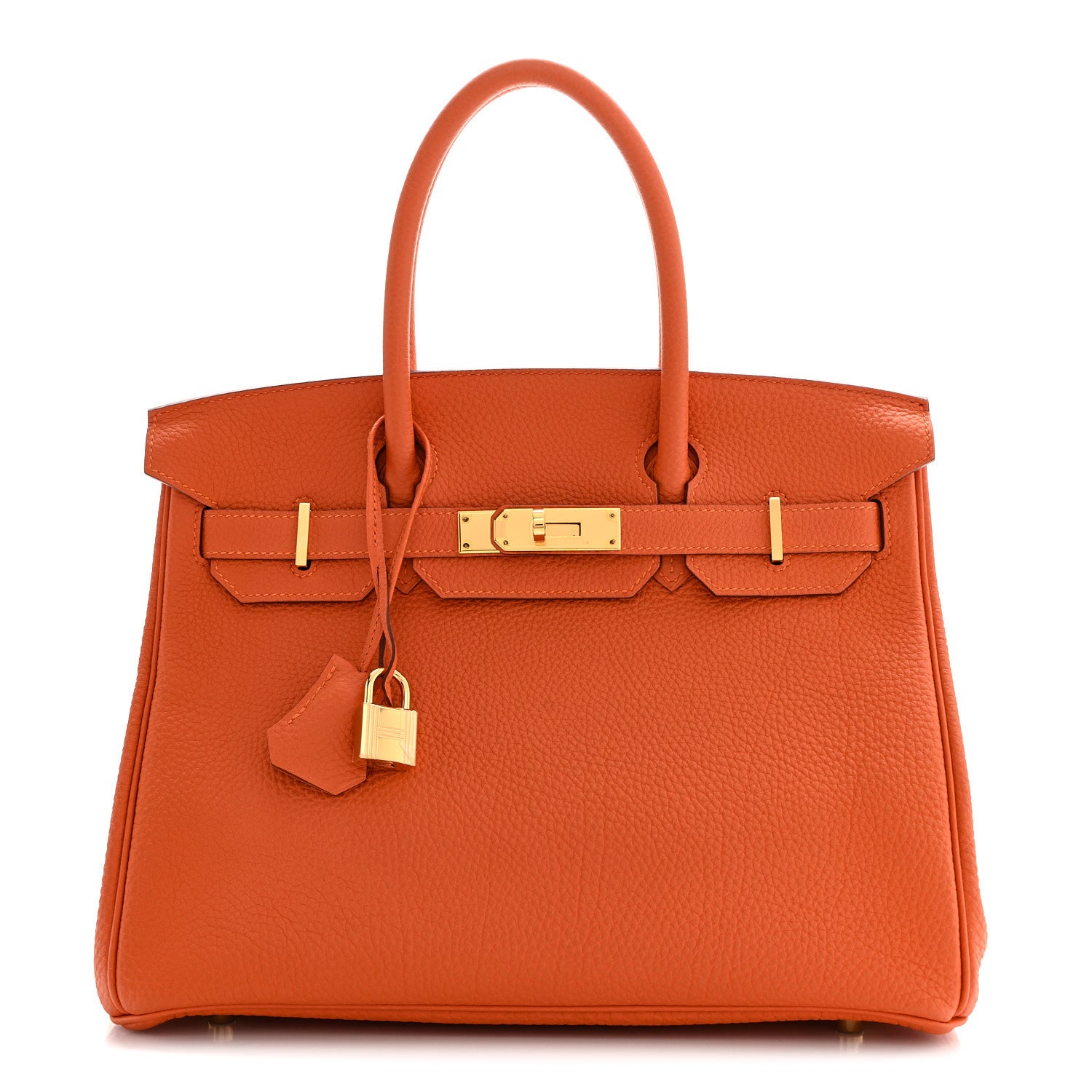 Hermes Togo Birkin 30 Orange 1 of 10