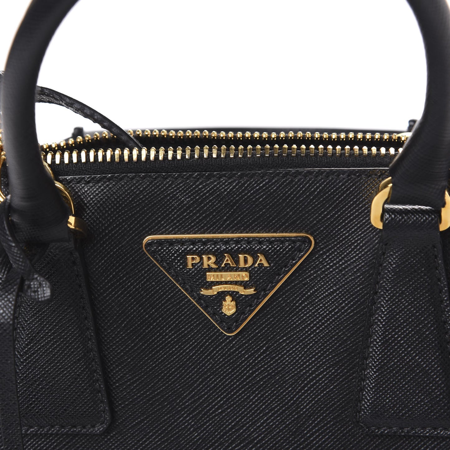 Saffiano Lux Small Promenade Tote Black
