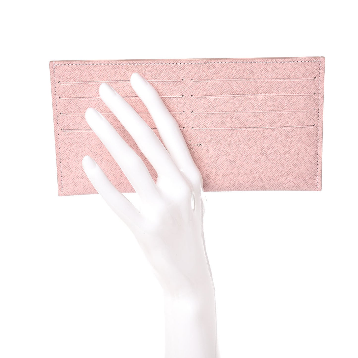 Calfskin Felicie Card Holder Insert Rose Ballerine