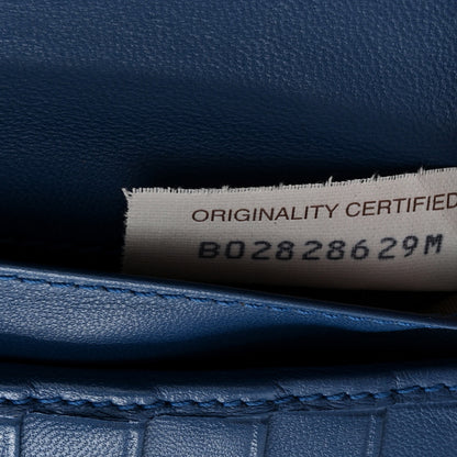Bottega Veneta Nappa Intrecciato Continental Flap Wallet Bluette 7 of 7