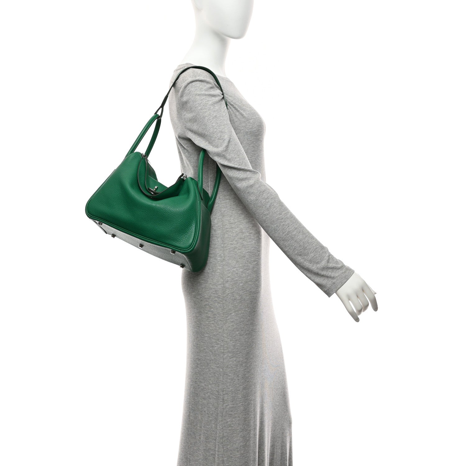 Hermes Taurillon Clemence Lindy 30 Vert Vertigo 1913795 – FASHIONPHILE