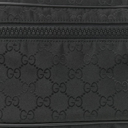 Gucci Nylon Monogram Fanny Pack Belt Bag Black 9 of 13