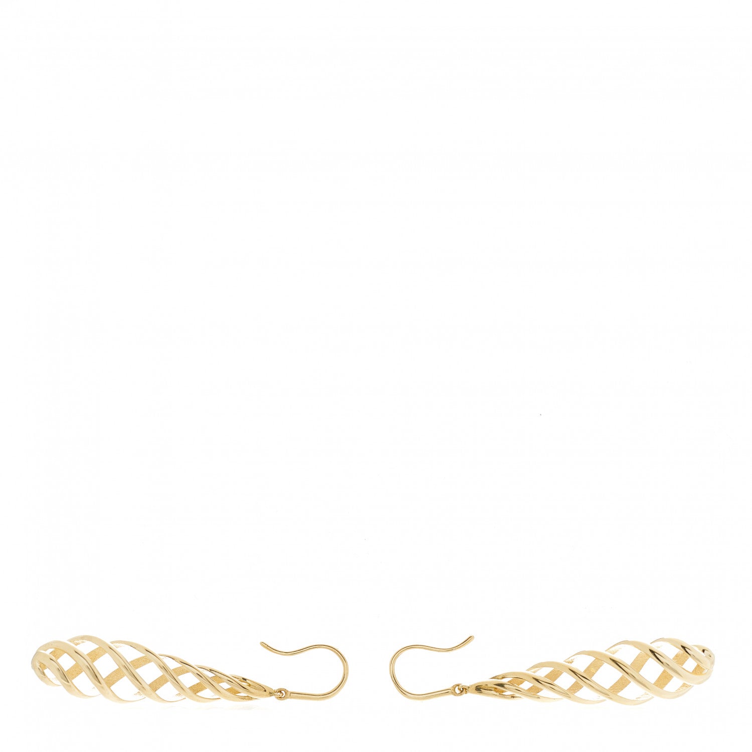 Tiffany 18K Yellow Gold Paloma's Venezia Luce Drop Earrings 3 of 5