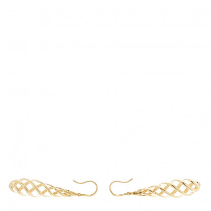Tiffany 18K Yellow Gold Paloma's Venezia Luce Drop Earrings 3 of 5