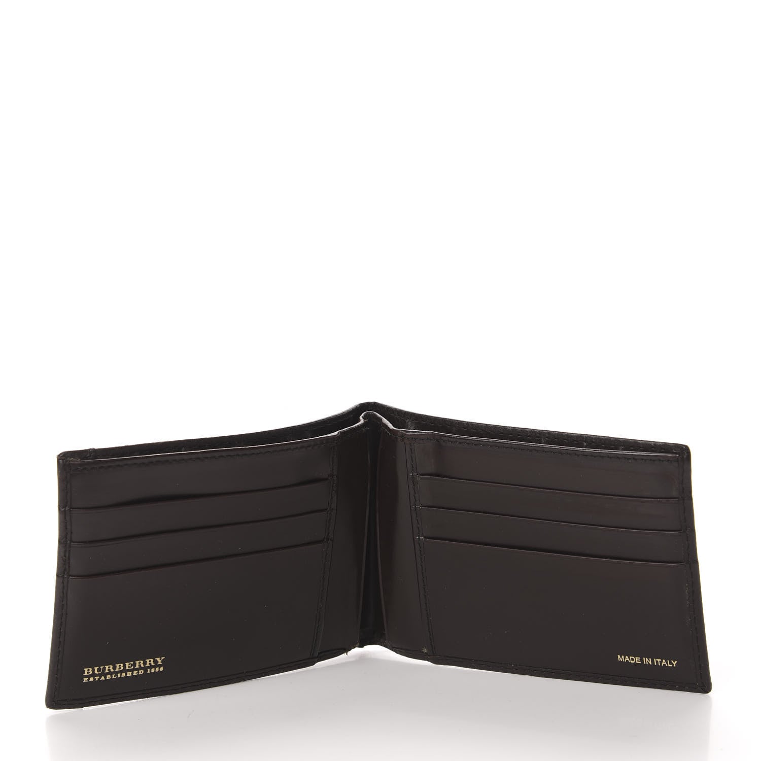 Burberry Haymarket Check Bi-Fold Wallet Chocolate 5 of 10