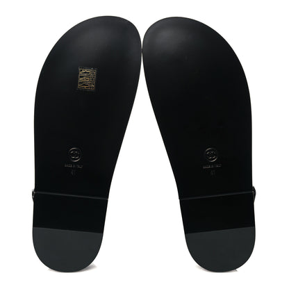 Chanel Grained Calfskin Velcro Dad Sandals 41 Black 5 of 8