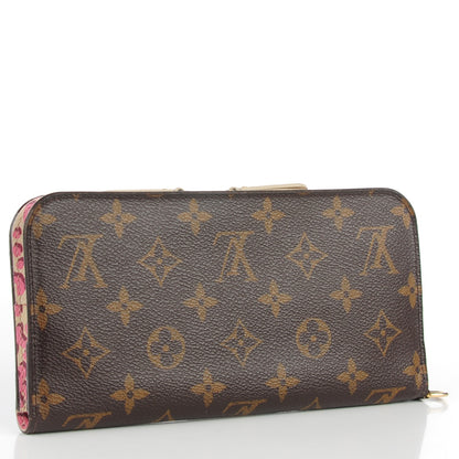 Louis Vuitton Monogram Leopard Insolite Wallet Blanc Corail 3 of 7