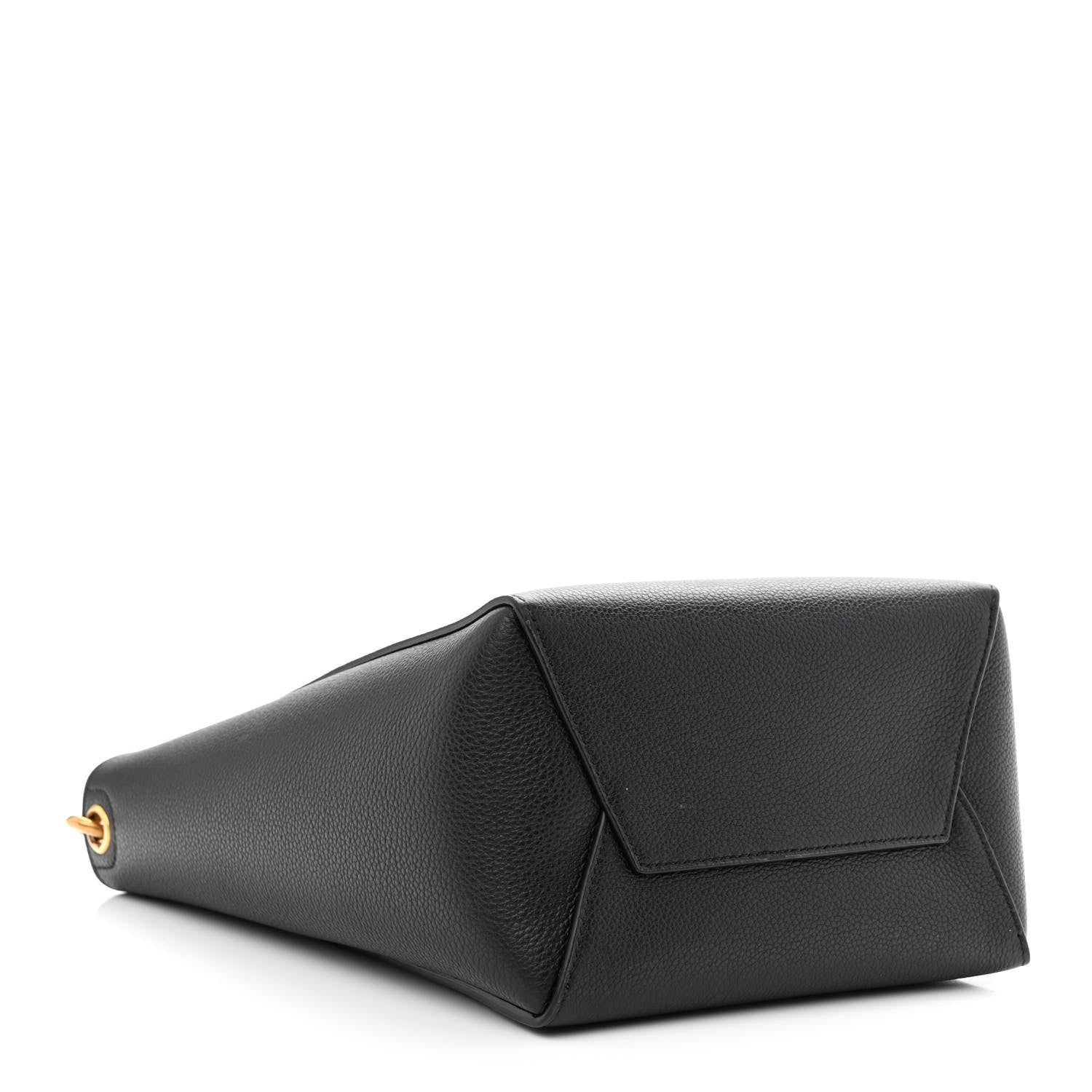 Celine Soft Grained Calfskin Small Sangle Bucket Bag Black 4 of 9