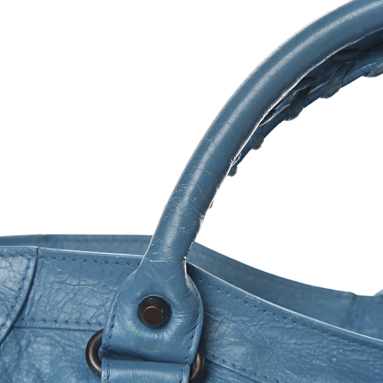 Balenciaga Agneau Classic Hardware City Bleu Paon 23 of 24