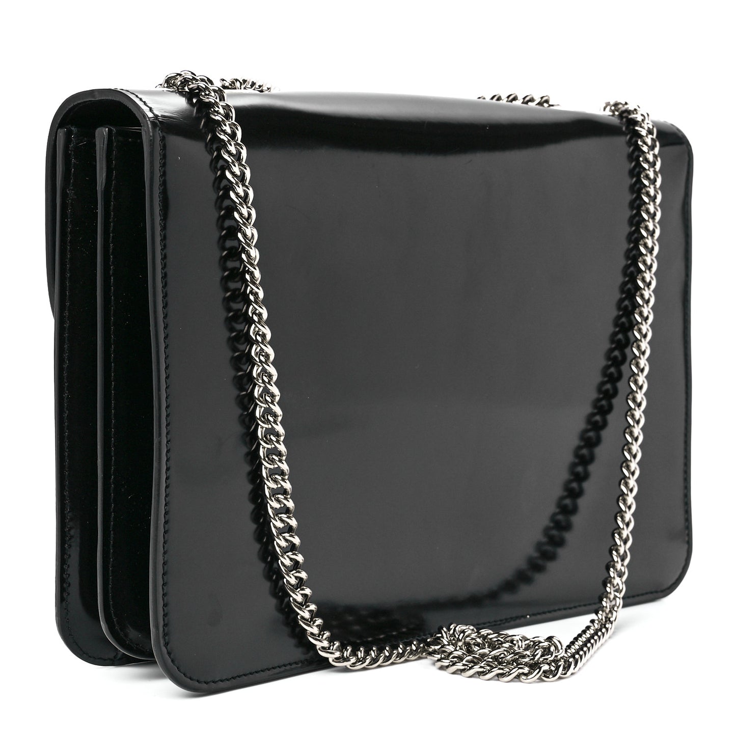 Shade Lux Calfskin Interlocking G Shoulder Bag Black